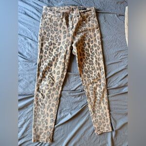 Blank NYC Leopard Print Skinny Jeans